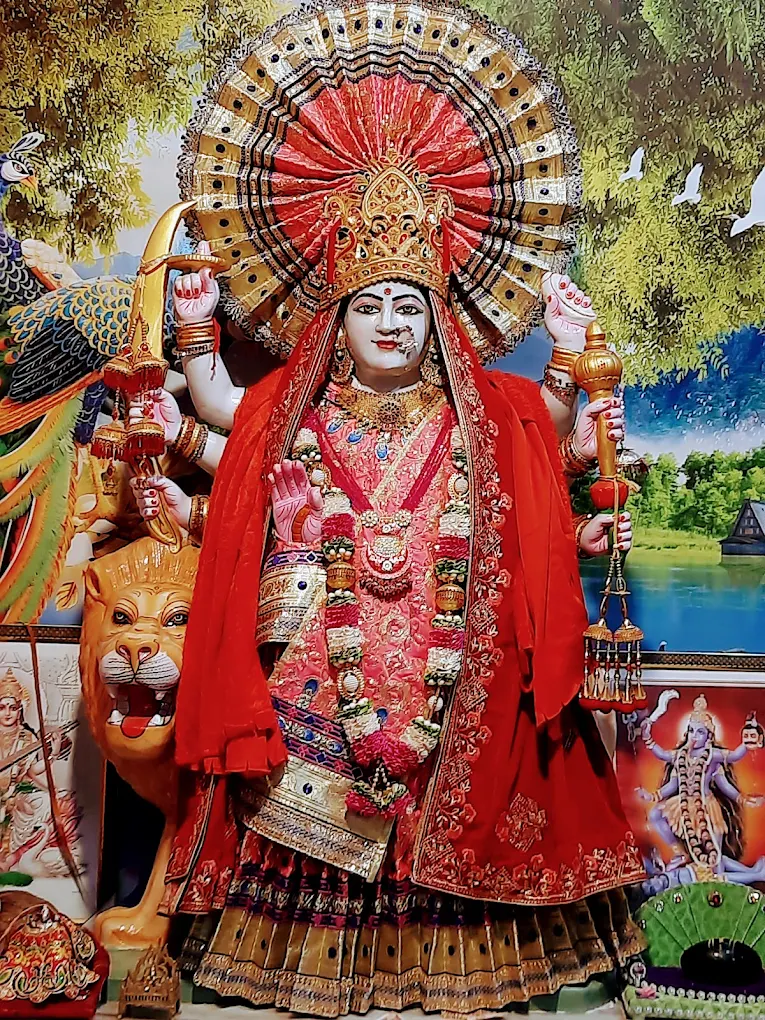 Nav Durga Mata Temple Sacred Devi Poshak